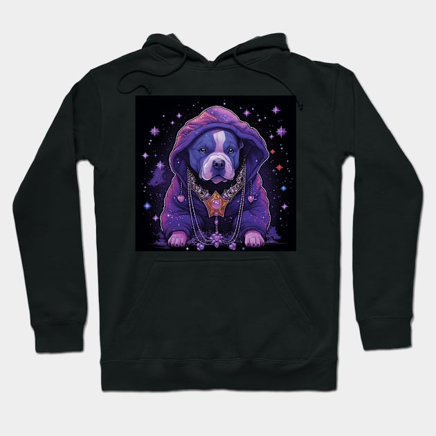 Staffy Fashion Lover Hoodie by Enchanted Reverie